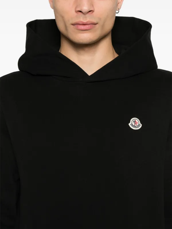 Moncler ロゴアップリケ パーカー | ブラック | FARFETCH JP Moncler ロゴアップリケ パーカー | ブラック | FARFETCH JP
