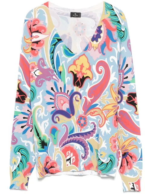 ETRO paisley-print sweater