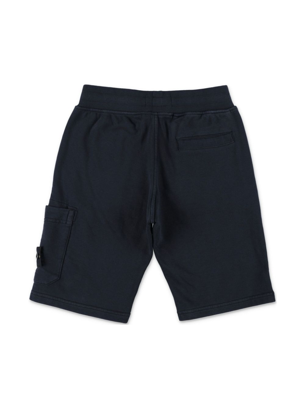 Stone Island Junior Shorts met Compass-logopatch - Zwart