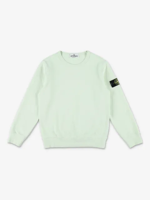 Stone Island Junior Sweatshirt mit Kompass-Patch