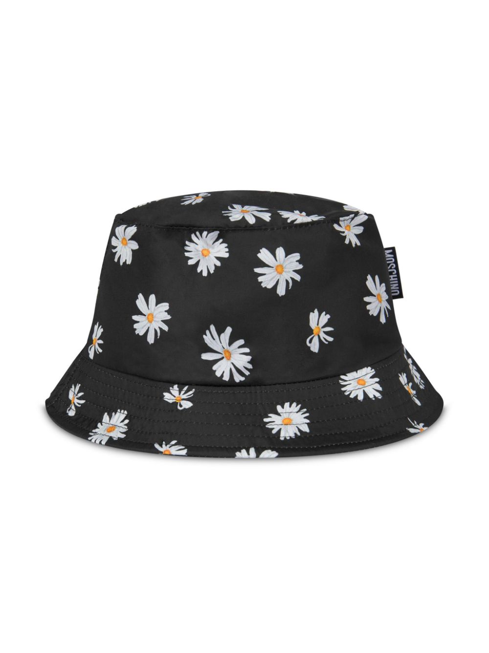 Moschino daisy-print bucket hat - Zwart