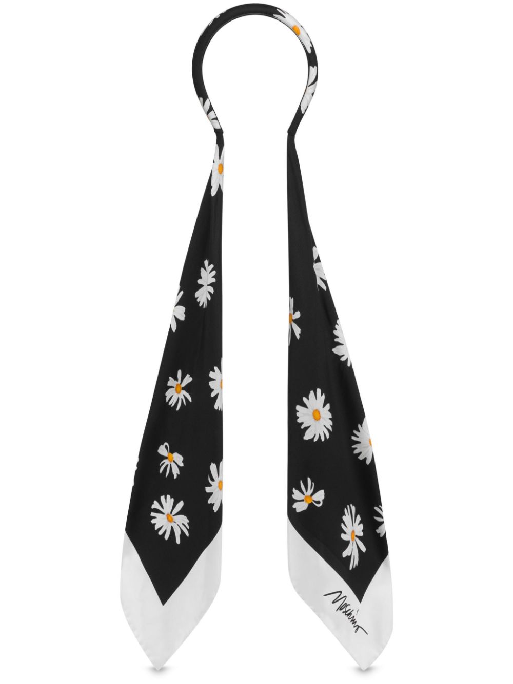 Moschino daisy-print hairband - Black