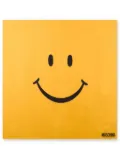 Moschino smiley-print scarf - Yellow