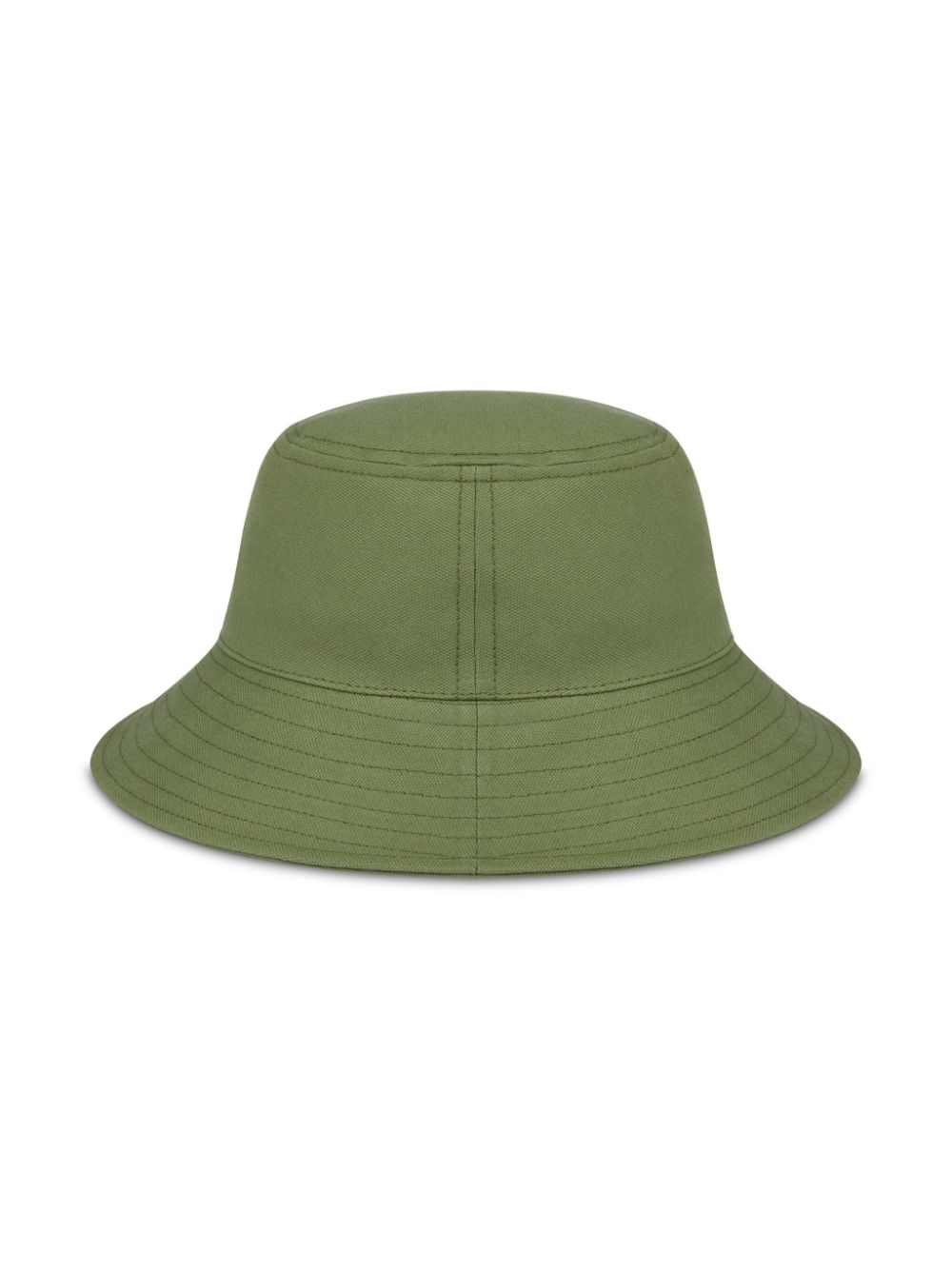 Moschino logo-lettering bucket hat - Groen