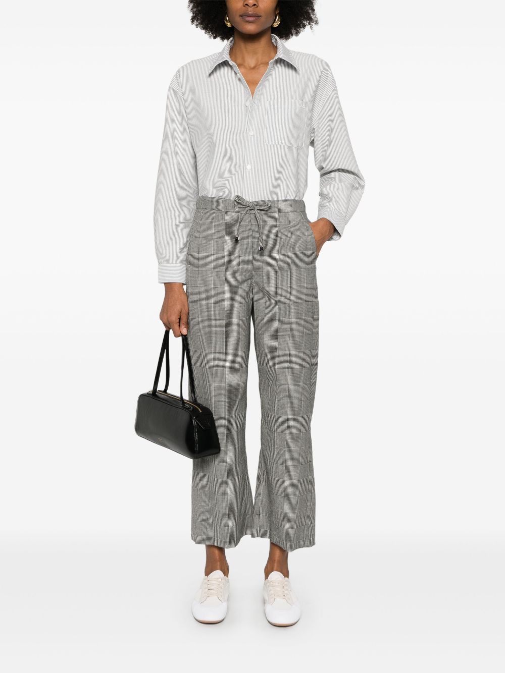 Max Mara Chiffon broek - Zwart