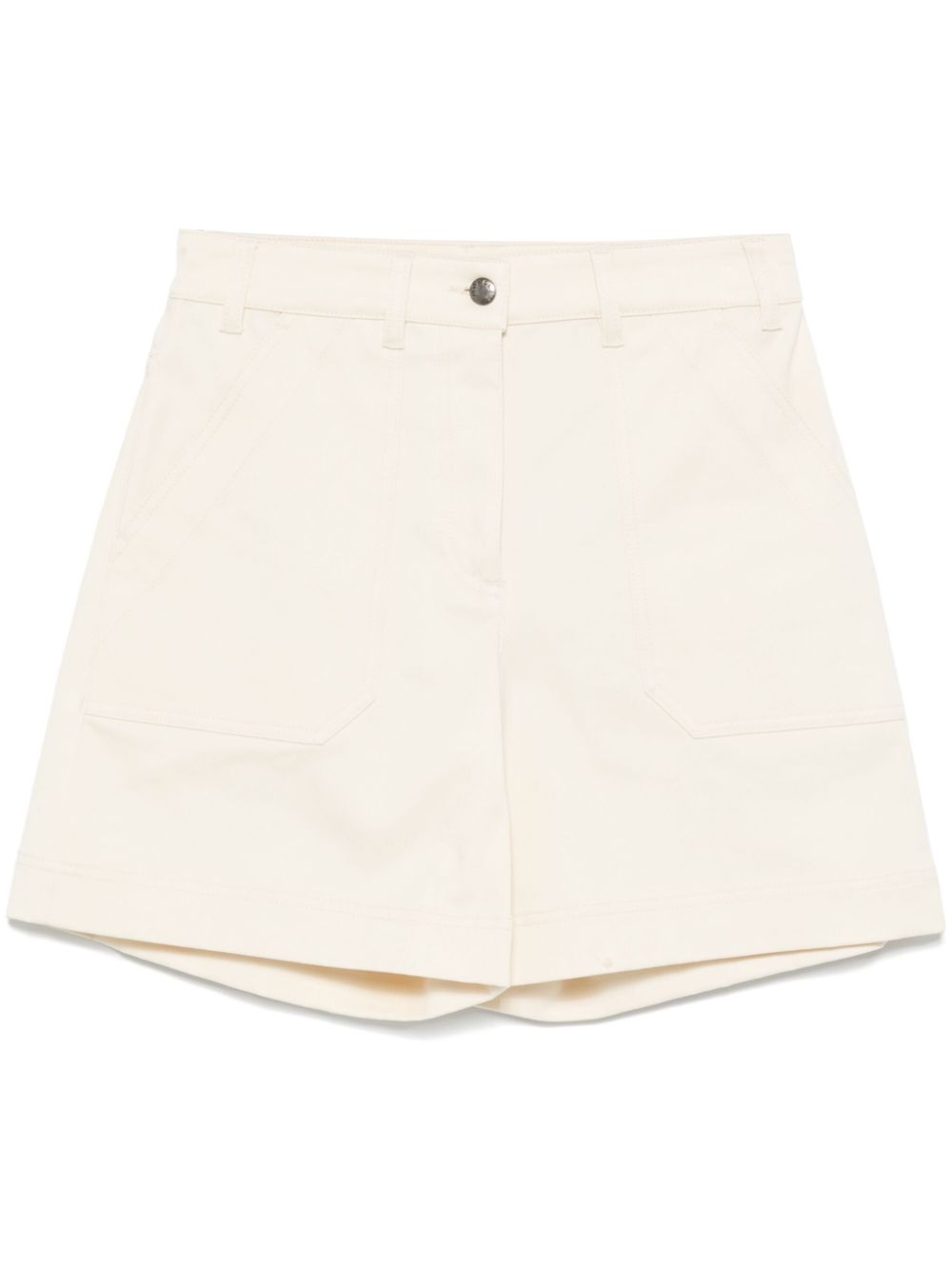 gabardine-weave shorts