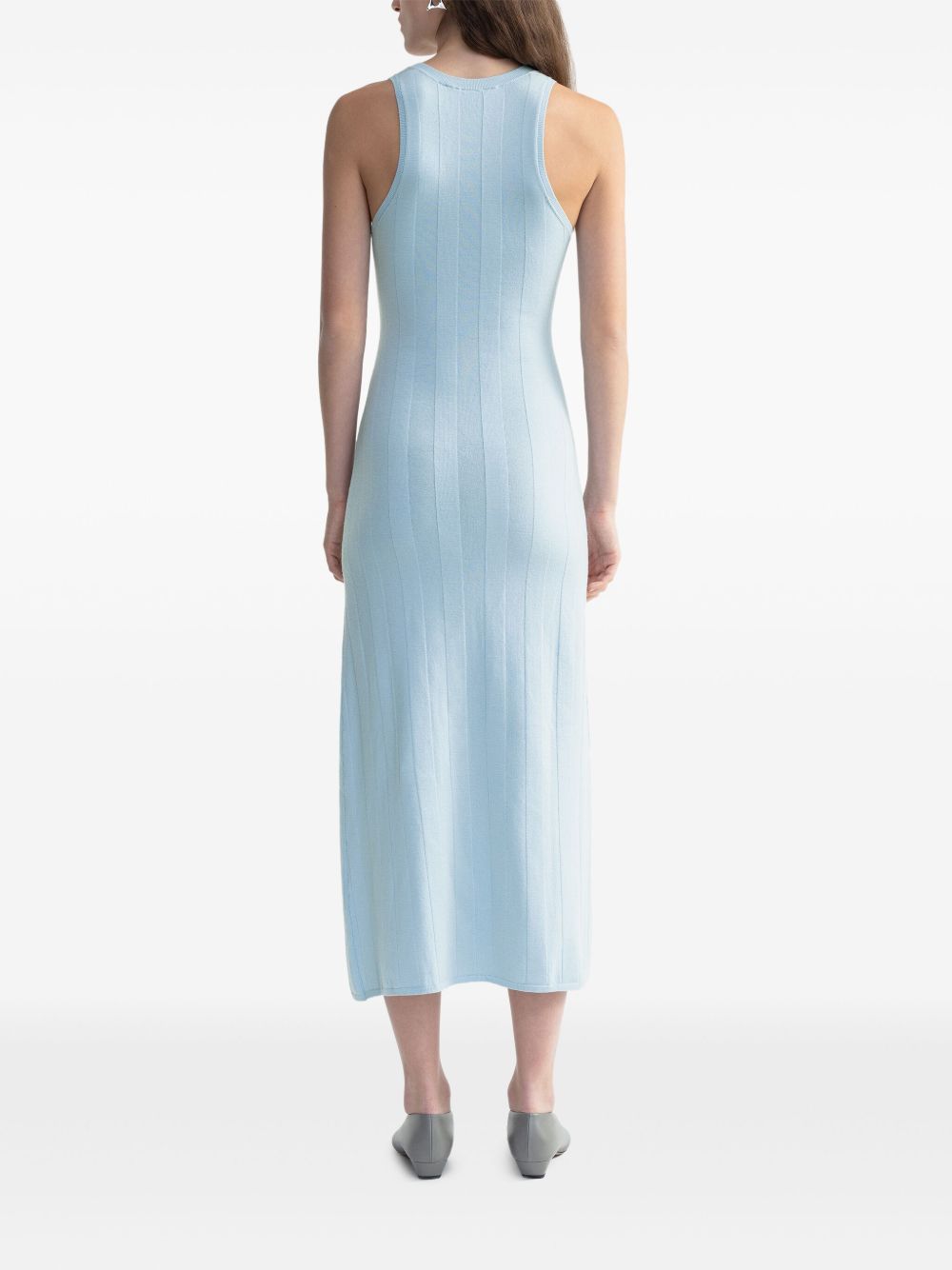 AERON SIDE-SLIT MIDI DRESS