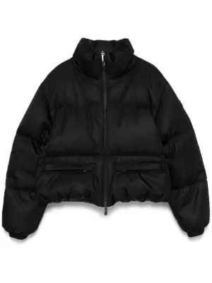 Jacquemus La Doudoune Courte Caraco パデッドジャケット | ブラック