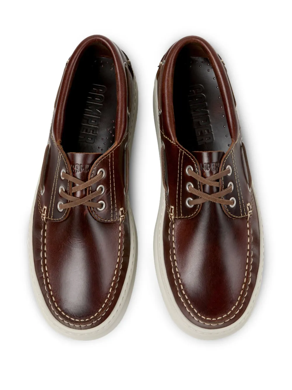 Camper Runner Four boat shoes Brown