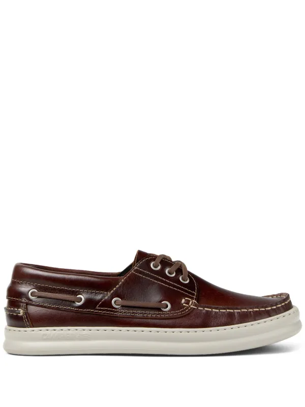 Camper Runner Four Boat Shoes Brown FARFETCH UK