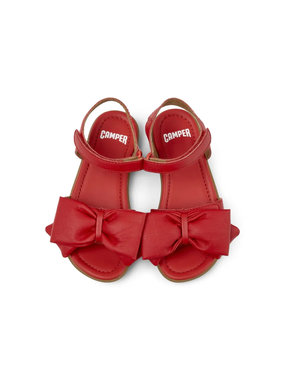 Shop Camper Right Sandals In Red