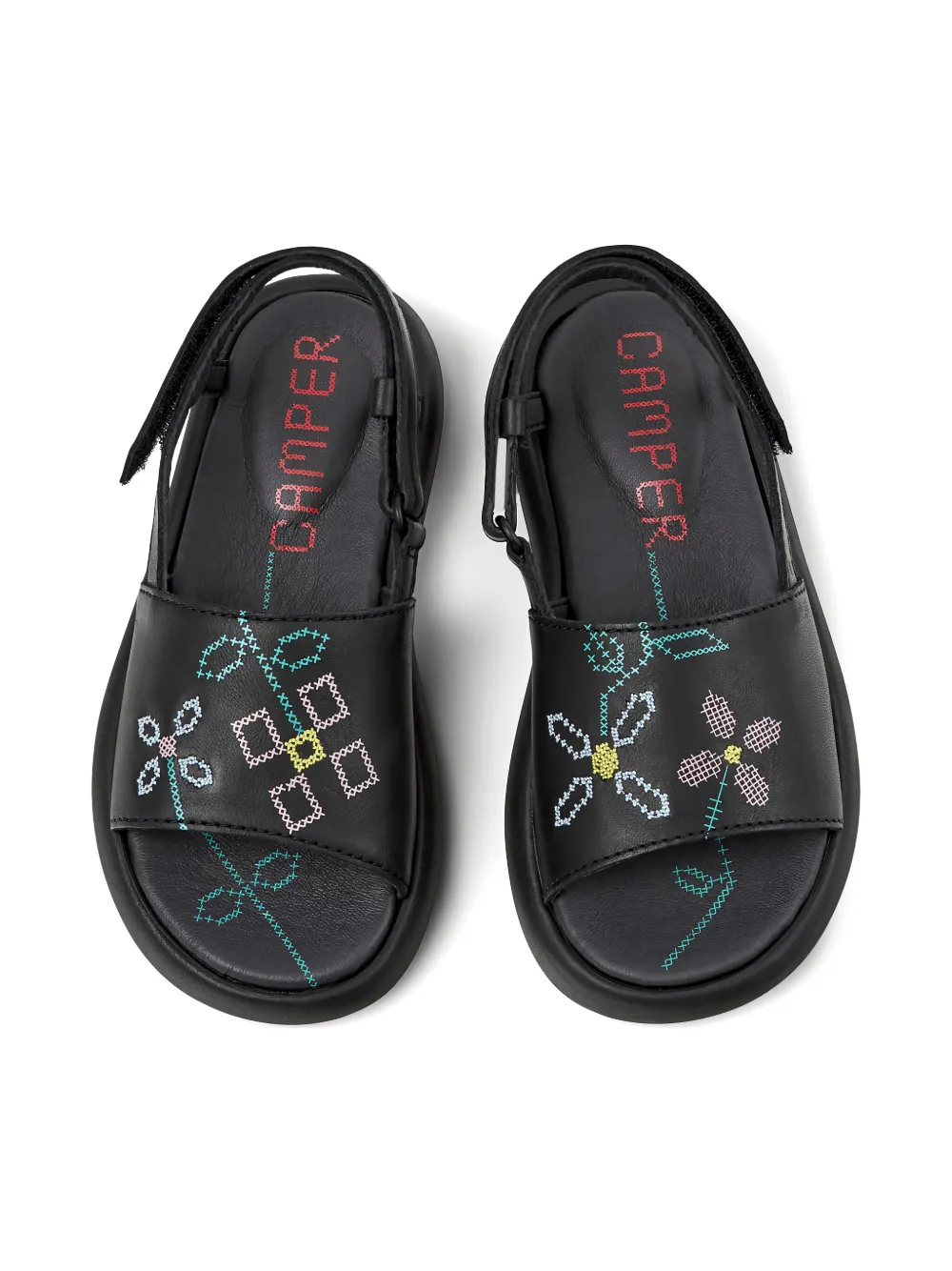Camper Kids Pelotas Flota Up Twins sandalen Zwart