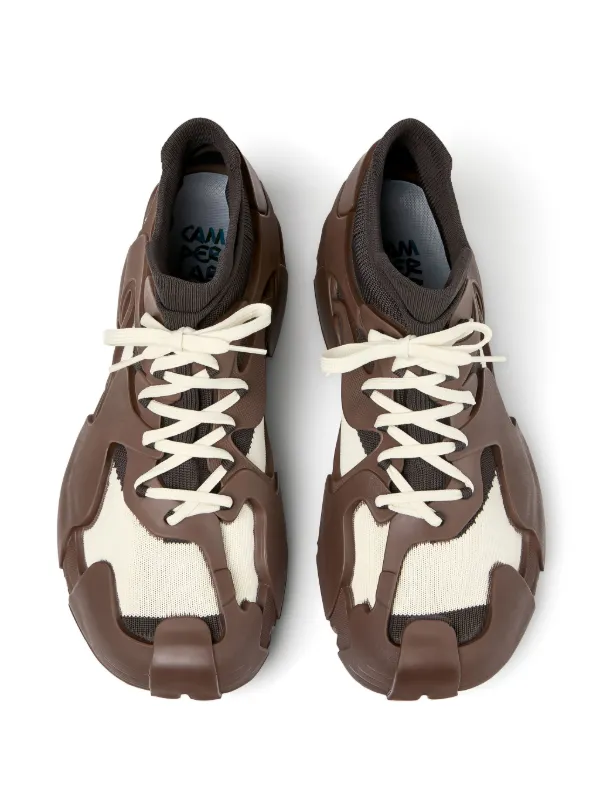 【関税込み】Tossu Sneakers - Camper Lab - Synthetic - Brown Tossu Multicolor Sneakers for Women - Spring/Summer
