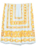 Versace Medusa Chains silk shorts - Blue