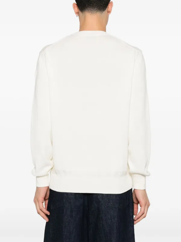 Moncler Cotton Sweater | White | FARFETCH Moncler Cotton Sweater | White | FARFETCH