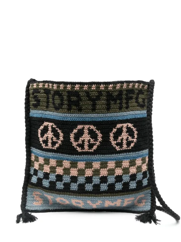 STORY mfg. Stash Messenger Bag | Green | FARFETCH