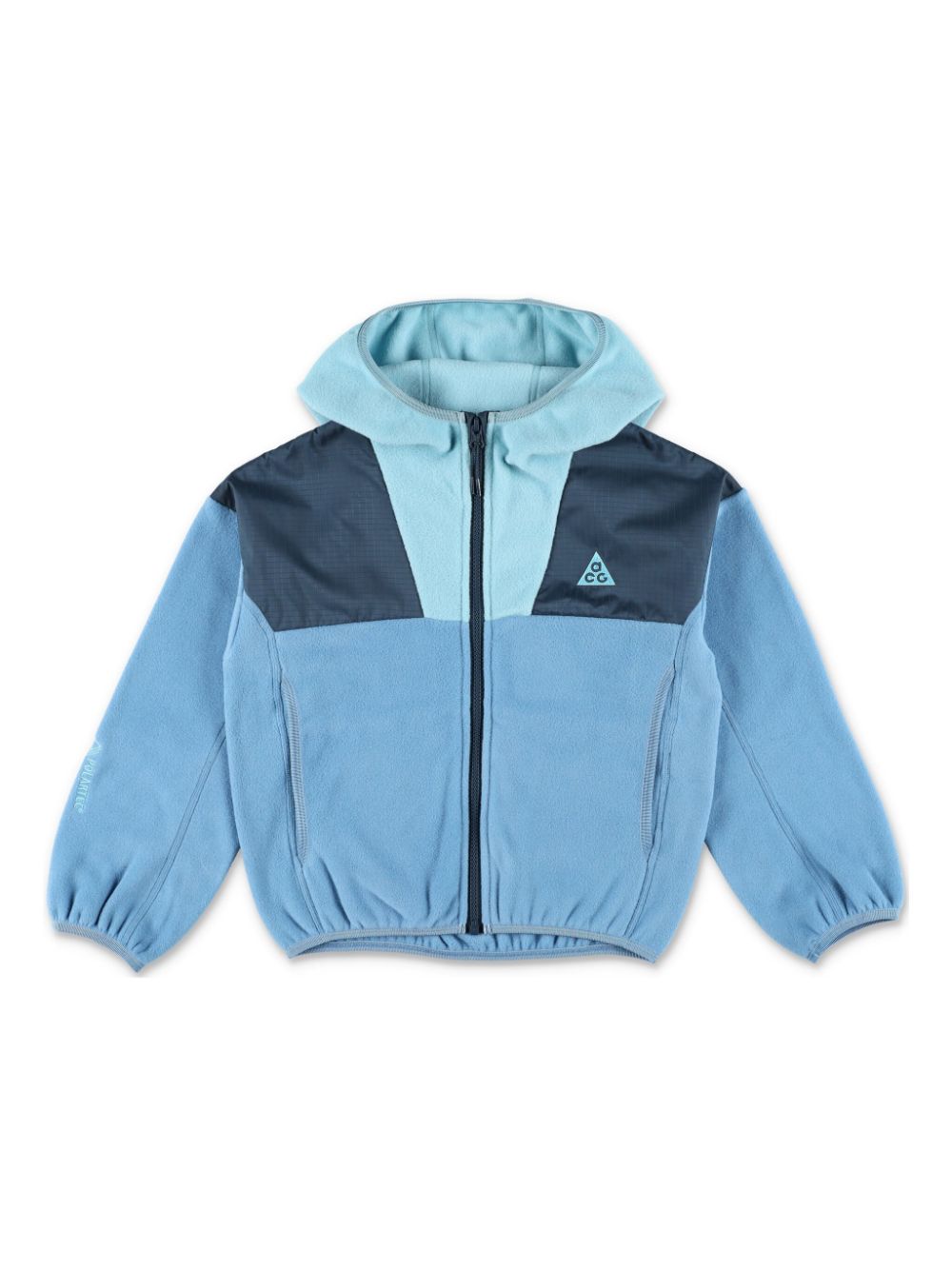 Nike Kids Fleece jack met capuchon Blauw