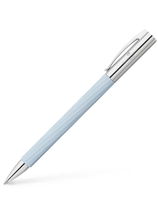 Faber-Castell Stylo à Bille Ambition Italic (14,9 cm) Bleu