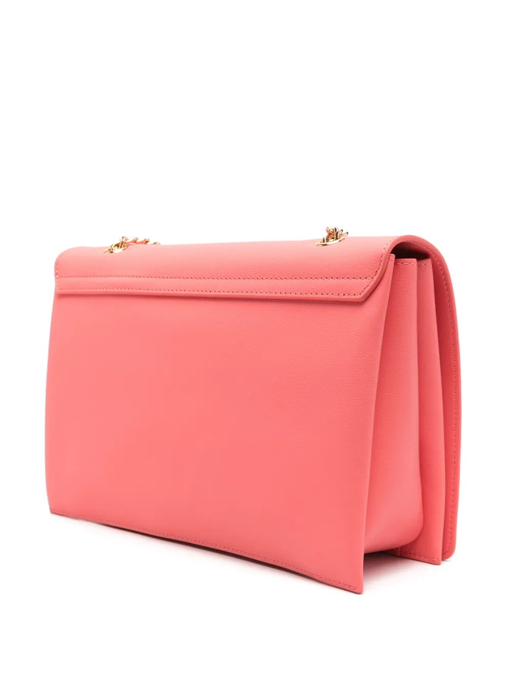 Love Moschino Schoudertas met logo-reliëf Roze