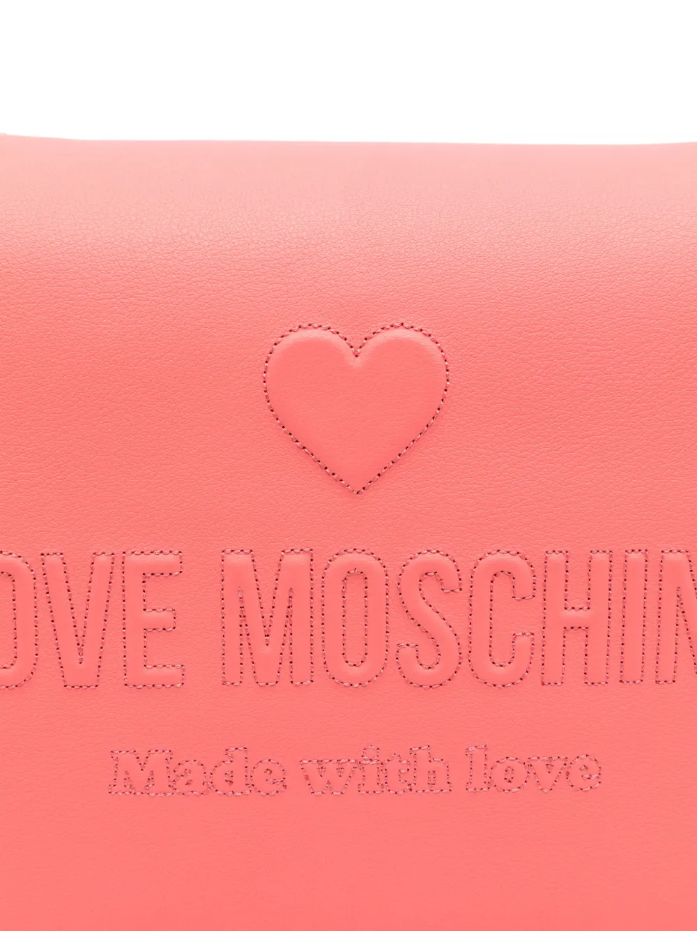 Love Moschino Schoudertas met logo-reliëf Roze