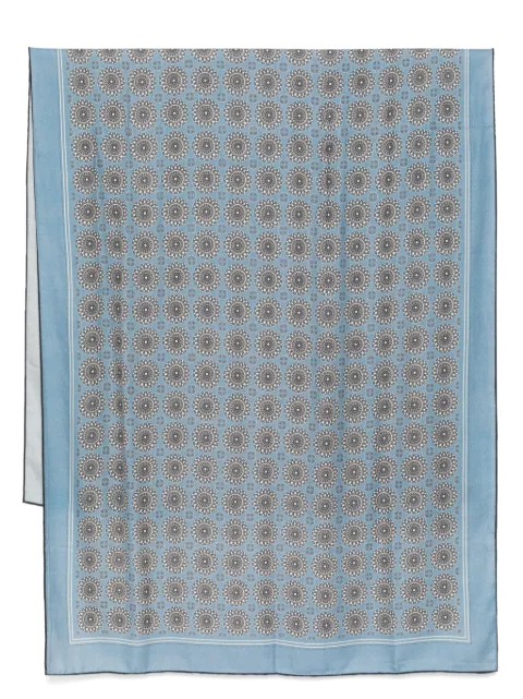 N.Peal Geometric Pashmina scarf