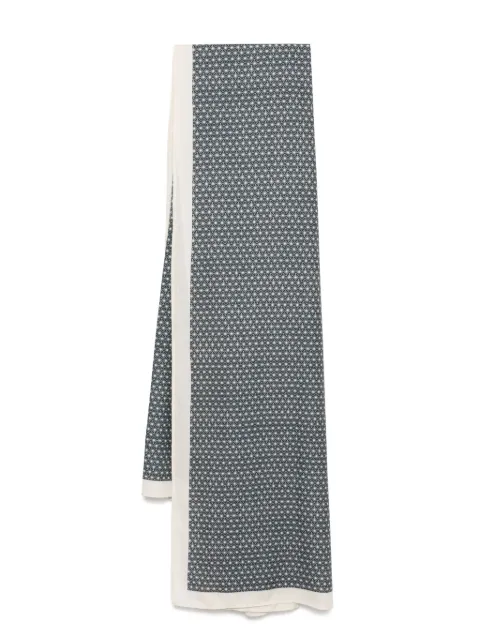 N.Peal patterned scarf