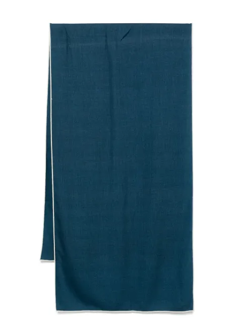 N.Peal Tipped Pashmina scarf