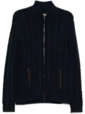N.Peal Richmond Cable sweater - Blue