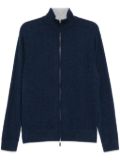 N.Peal Knightsbridge full-zip jumper - Blue