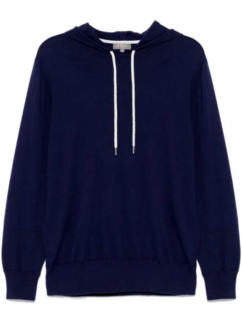 Hoodie Cash en soie mélangée - N.Peal - Modalova