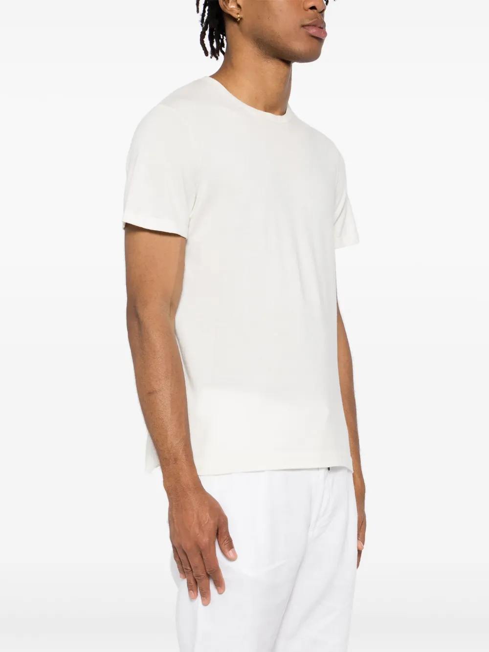 N.Peal T-shirt met ronde hals Wit