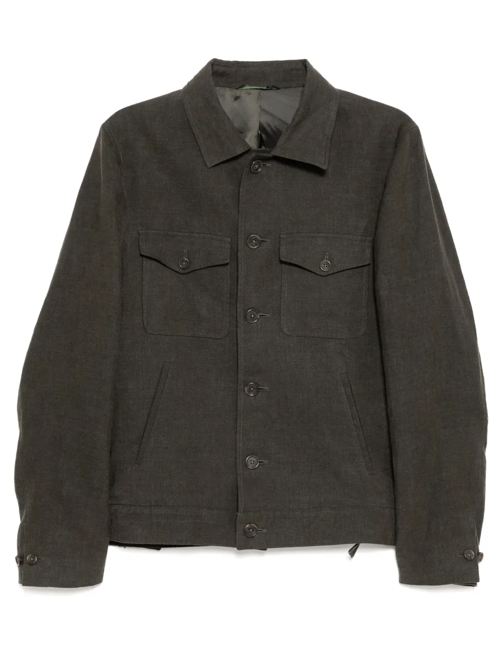 N.Peal Kurze Hemdjacke | Grün | Image 1