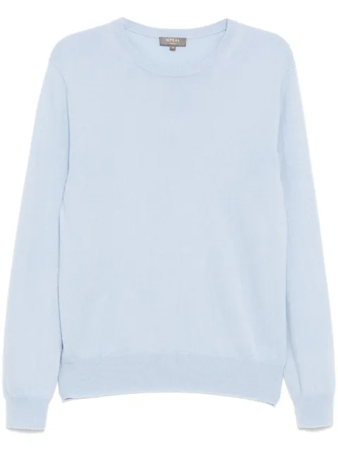 N.Peal Oxford round neck jumper