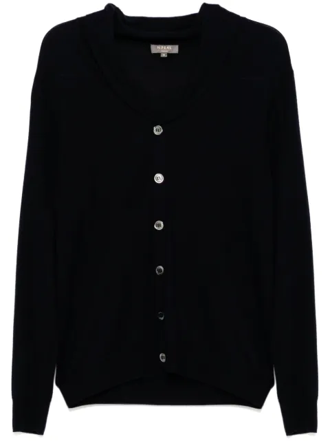 N.Peal shaw collar cardigan