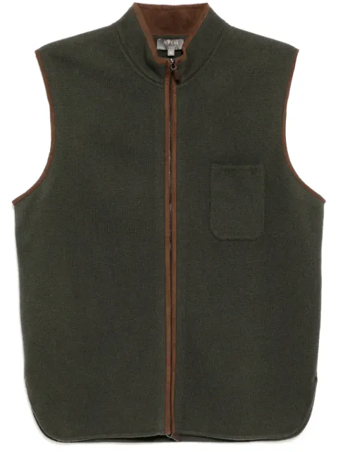 N.Peal shafftsbury suede gilet