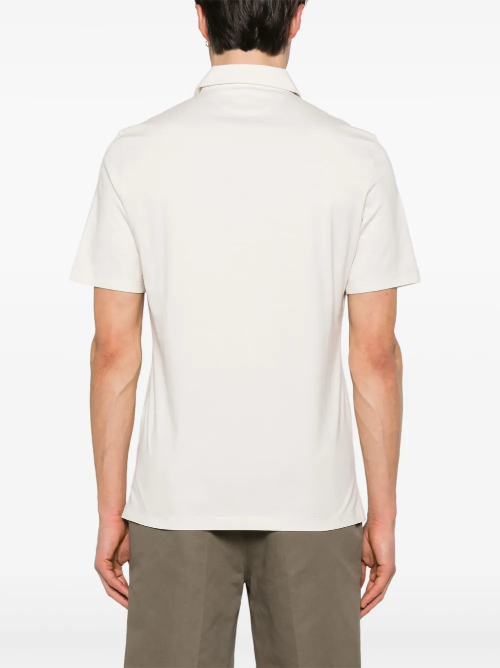 Brunello Cucinelli Jersey poloshirt Wit