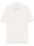 Brunello Cucinelli jersey polo shirt - White