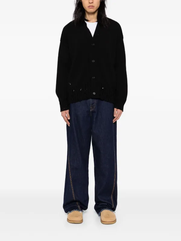 Marni Dishevelled Jumper | Black | FARFETCH JO
