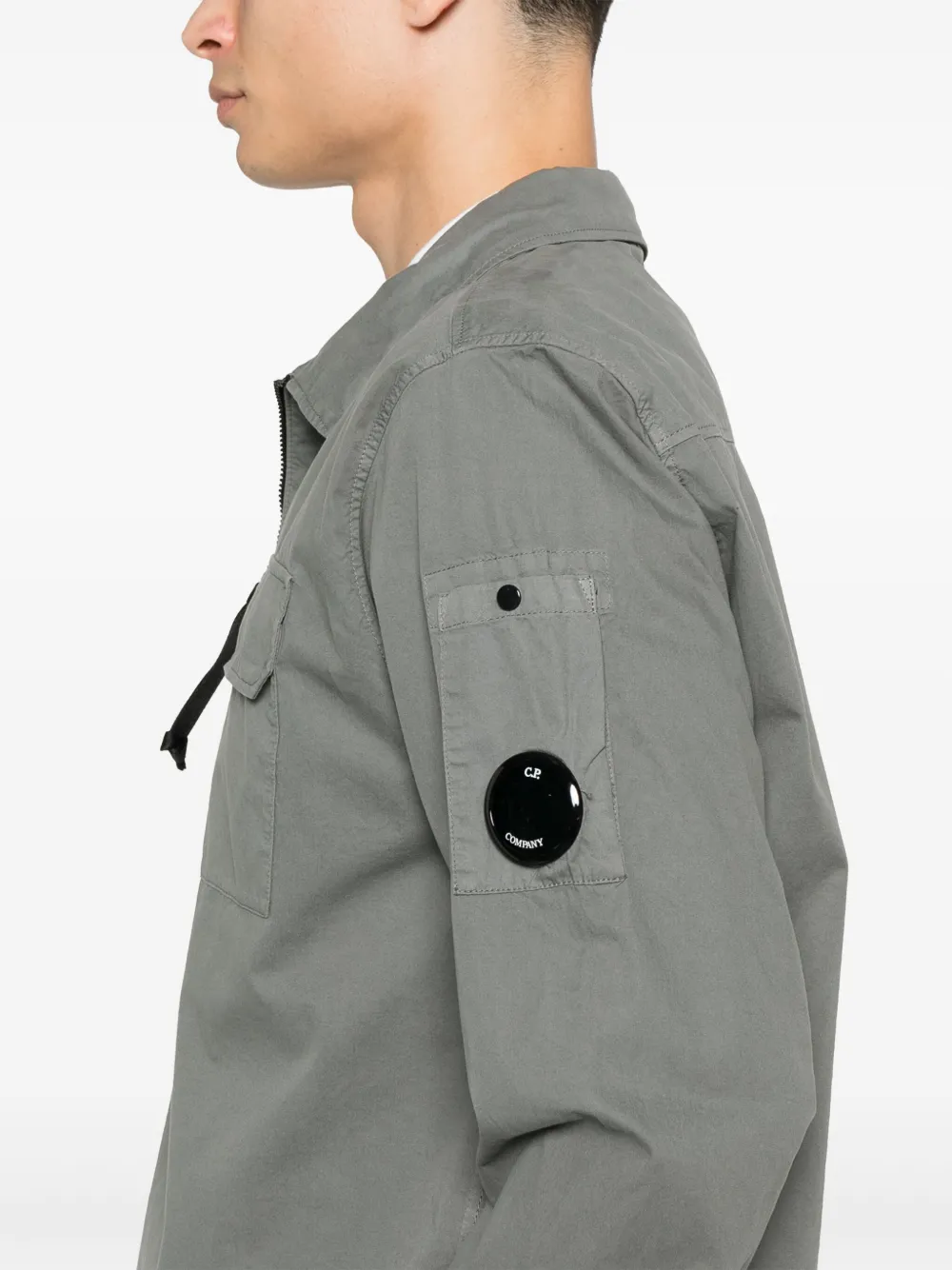 C.P. Company Lens-details shirtjack Grijs