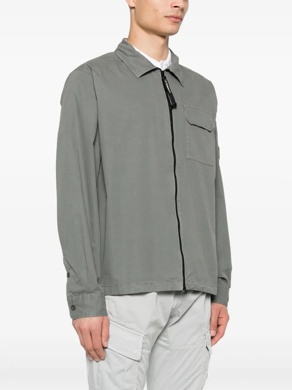 C.P. Company Lens-details shirtjack Grijs