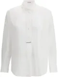 Brunello Cucinelli semi-sheer shirt - White