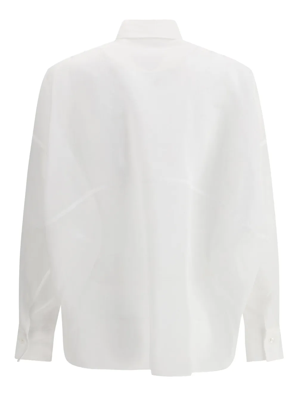 Brunello Cucinelli semi-sheer shirt - Wit