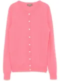 N.Peal Olivia round neck cardigan - Pink