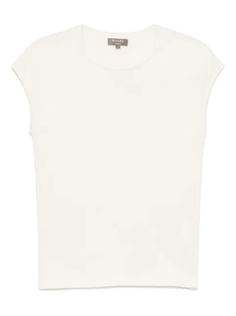 N.Peal Cotton Cash Silk top