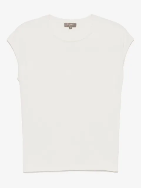 N.Peal Cotton Cash Silk top