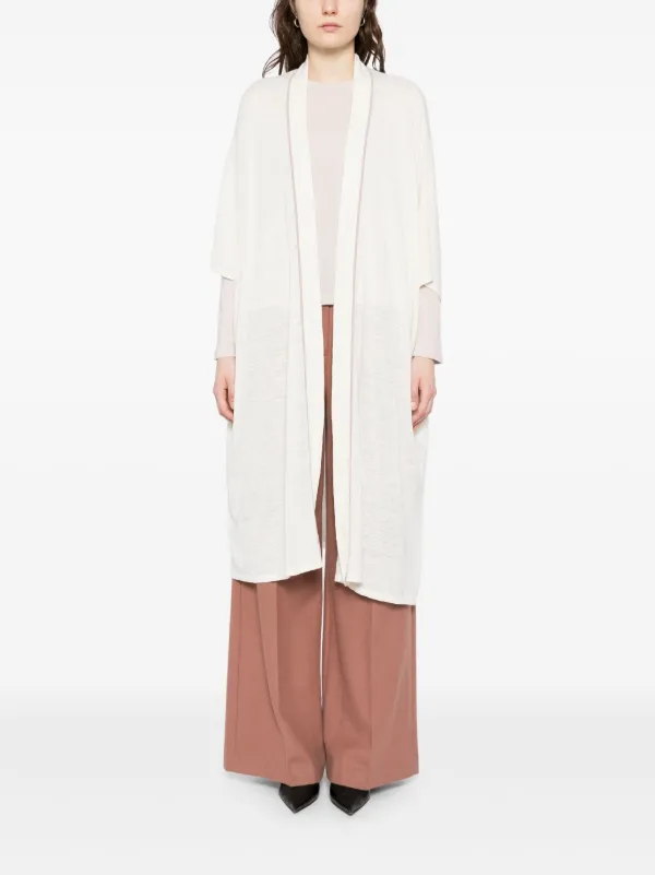 N.Peal Linen Blend Kaftan Dress | Neutrals | FARFETCH JO