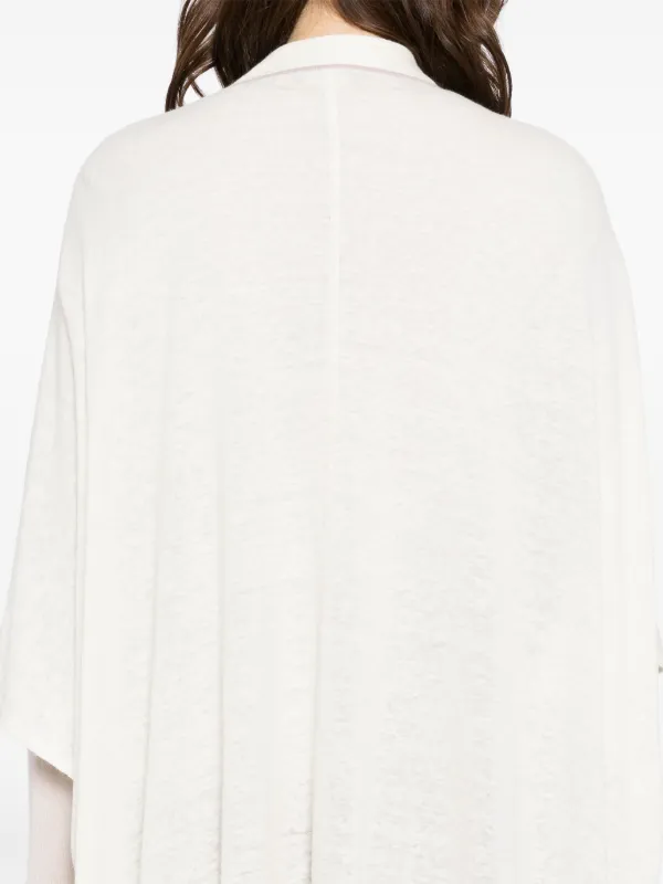 N.Peal Linen Blend Kaftan Dress | Neutrals | FARFETCH BN