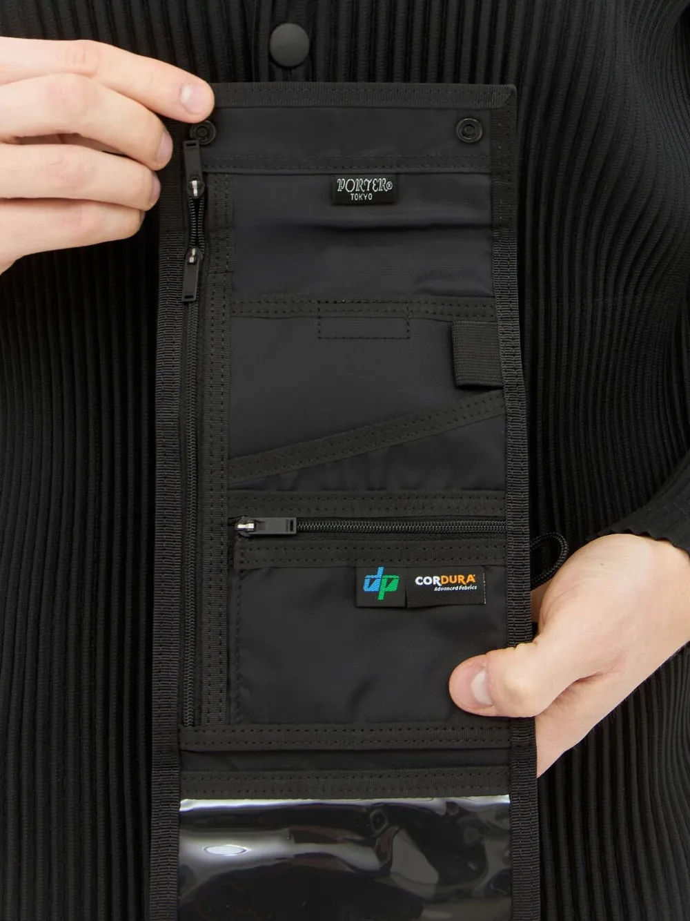 Porter-yoshida & Co Hybrid Cross Body Bag In Black