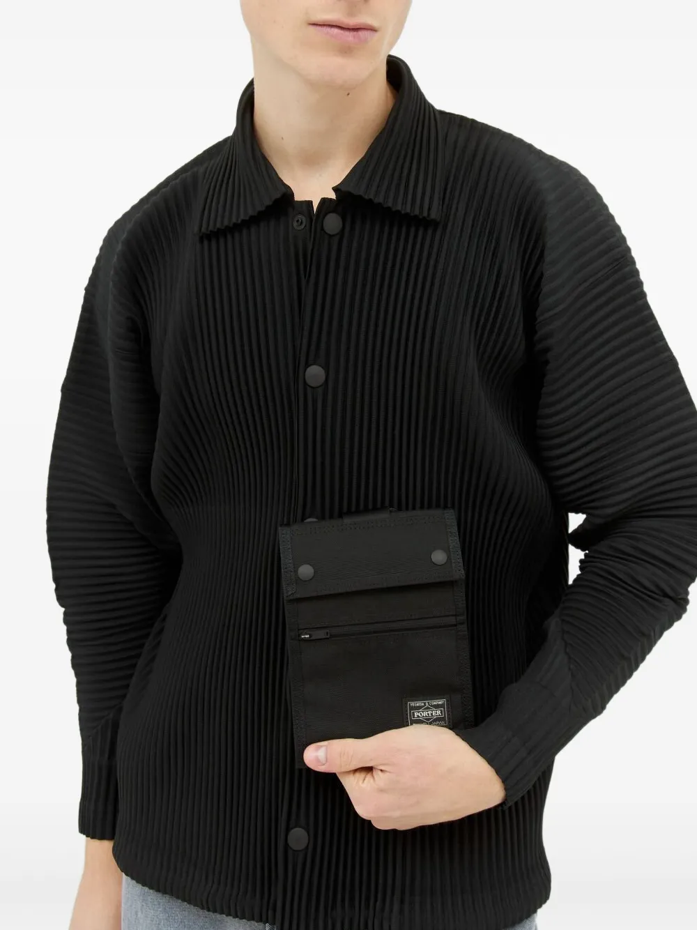Porter-yoshida & Co Hybrid Cross Body Bag In Black