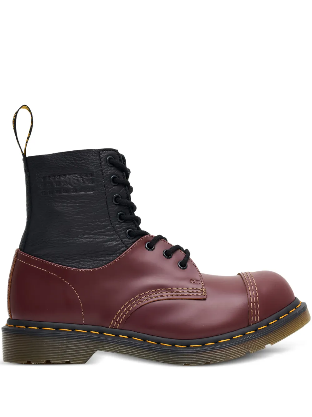Dr. Martens x MM6 Maison Margiela Stivali 1460 Twisted and Reimagined - Rosso